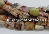 COP305 15.5 inches 8*10mm rectangle brandy opal gemstone beads wholesale