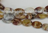 COP314 15.5 inches 8*12mm oval brandy opal gemstone beads wholesale