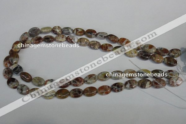 COP315 15.5 inches 10*14mm oval brandy opal gemstone beads wholesale