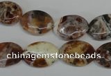 COP316 15.5 inches 13*18mm oval brandy opal gemstone beads wholesale