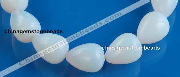 COP32 20*25mm teardrop shape opal gemstone beads Wholesale