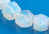 COP34 11*11mm faceted cube shape opal gemstone beads Wholesale