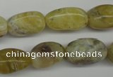 COP341 15.5 inches 10*14mm – 14*20mm nuggets yellow opal gemstone beads