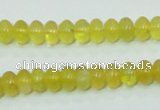 COP351 15.5 inches 5*8mm rondelle yellow opal gemstone beads wholesale