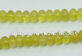 COP351 15.5 inches 5*8mm rondelle yellow opal gemstone beads wholesale