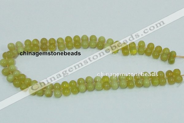 COP355 15.5 inches 8*16mm bone shape yellow opal gemstone beads