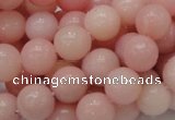 COP405 15.5 inches 12mm round Chinese pink opal gemstone beads