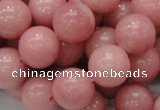 COP406 15.5 inches 14mm round Chinese pink opal gemstone beads