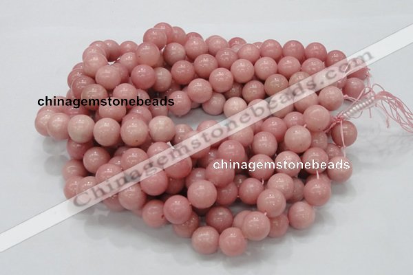 COP406 15.5 inches 14mm round Chinese pink opal gemstone beads