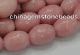 COP410 15.5 inches 13*18mm rice Chinese pink opal gemstone beads