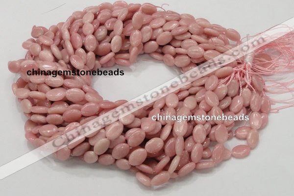 COP417 15.5 inches 8*12mm oval Chinese pink opal gemstone beads