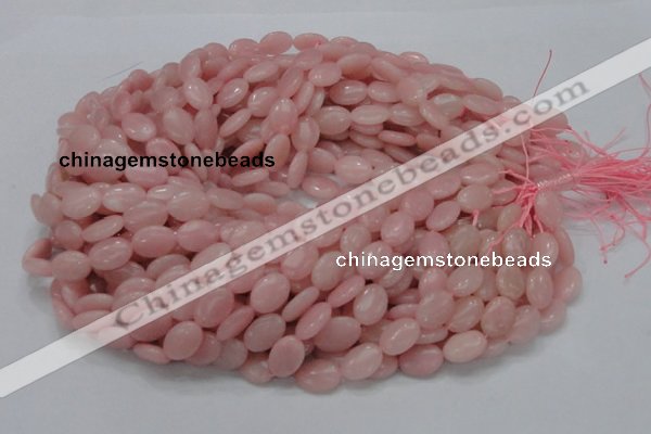 COP418 15.5 inches 10*14mm oval Chinese pink opal gemstone beads