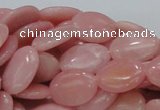 COP419 15.5 inches 14*18mm oval Chinese pink opal gemstone beads