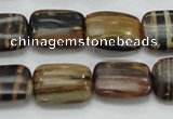 COP432 15.5 inches 13*18mm rectangle natural brown opal gemstone beads