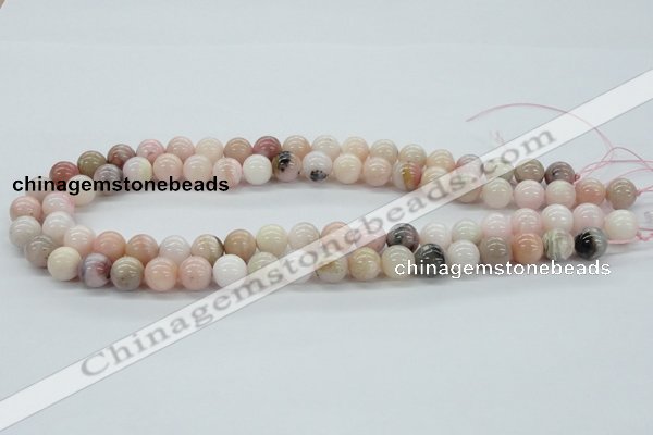 COP44 10mm smooth round natural pink opal beads Wholesale