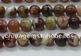 COP501 15.5 inches 8mm round natural red opal gemstone beads