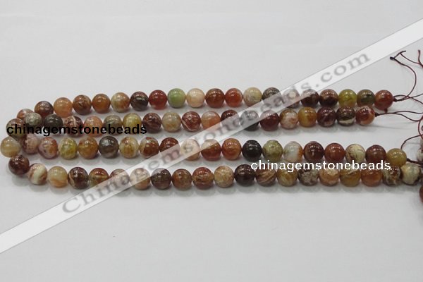 COP502 15.5 inches 10mm round natural red opal gemstone beads