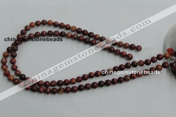 COP511 15.5 inches 8mm round red opal gemstone beads wholesale