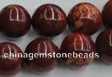 COP516 15.5 inches 18mm round red opal gemstone beads wholesale