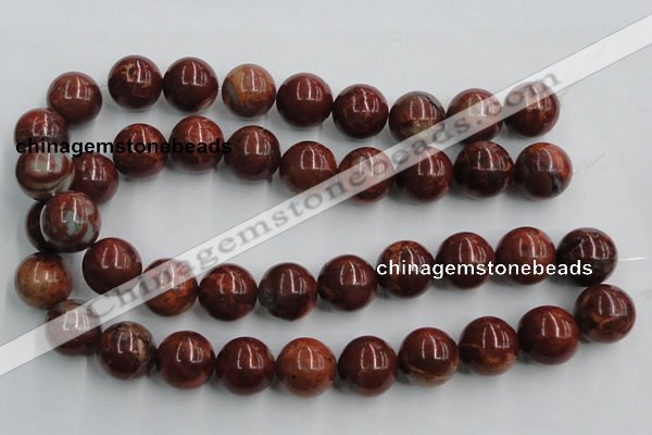 COP517 15.5 inches 20mm round red opal gemstone beads wholesale