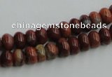 COP518 15.5 inches 5*8mm rondelle red opal gemstone beads wholesale