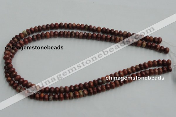 COP518 15.5 inches 5*8mm rondelle red opal gemstone beads wholesale