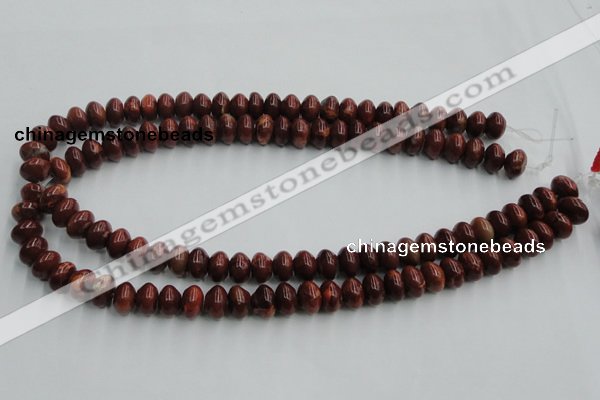 COP520 15.5 inches 7*12mm rondelle red opal gemstone beads wholesale