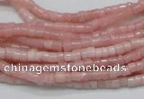 COP57 15.5 inches 2.5*3.5mm column natural pink opal gemstone beads