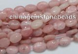 COP61 15.5 inches 6*8mm oval natural pink opal gemstone beads