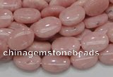 COP63 15.5 inches 10*14mm oval natural pink opal gemstone beads