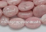 COP65 15.5 inches 14*18mm oval natural pink opal gemstone beads