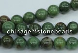 COP652 15.5 inches 8mm round green opal gemstone beads wholesale