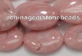 COP66 15.5 inches 18*25mm oval natural pink opal gemstone beads