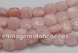 COP67 15.5 inches 8*8mm square natural pink opal gemstone beads