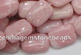 COP70 15.5 inches 13*18mm rectangle natural pink opal gemstone beads