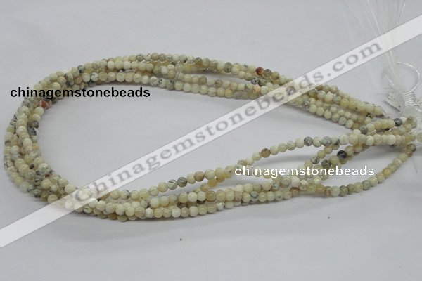 COP800 15.5 inches 4mm round natural African opal beads