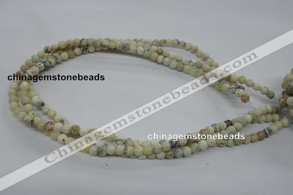 COP801 15.5 inches 6mm round natural African opal beads