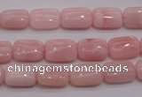 COP81 15.5 inches 8*12mm rectangle natural pink opal gemstone beads