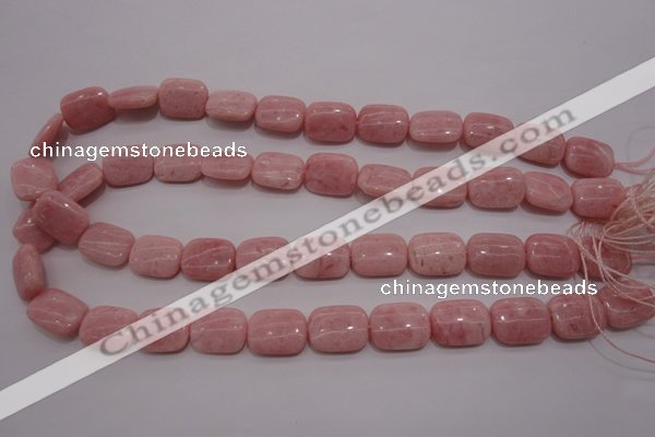 COP83 15.5 inches 12*16mm rectangle natural pink opal gemstone beads