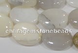 COP908 15.5 inches 15*20mm oval natural white opal gemstone beads