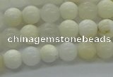 COP921 15.5 inches 6mm round white opal gemstone beads