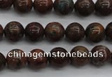 COP953 15.5 inches 10mm round green opal gemstone beads wholesale
