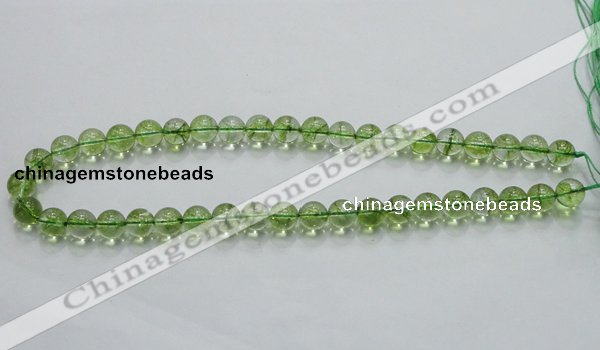 COQ01 16 inches 10mm round dyed olive quartz beads wholesale