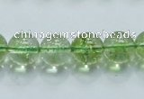 COQ02 16 inches 12mm round dyed olive quartz beads wholesale