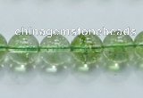 COQ05 16 inches 8mm round dyed olive quartz beads wholesale