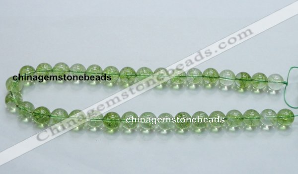 COQ07 16 inches 16mm round dyed olive quartz beads wholesale