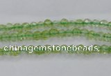 COQ10 16 inches 4mm faceted round dyed olive quartz beads wholesale