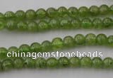 COQ52 15.5 inches 6mm round natural olive quartz beads wholesale