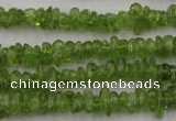 COQ61 15.5 inches 3*7mm natural olive quartz chips beads wholesale