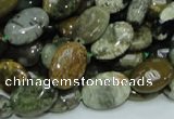 COS04 15.5 inches 10*14mm oval ocean stone beads wholesale